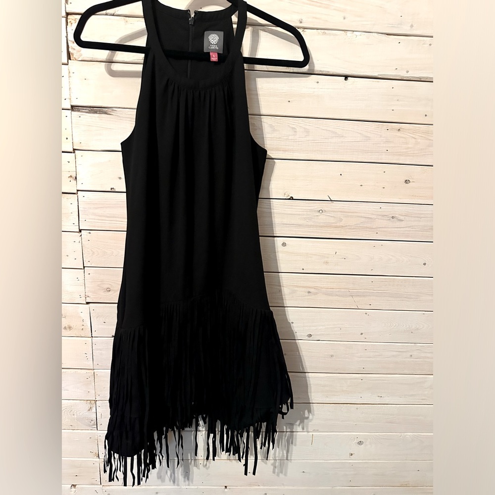 Vince Camuto fringed dress